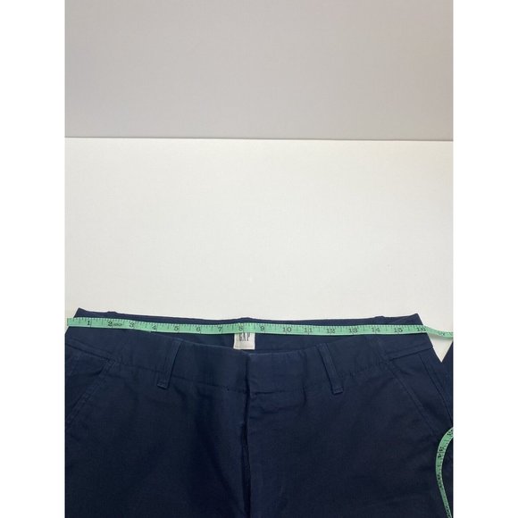 Gap Slim Crop Pants Size 10R New Uniform Navy Blue Bottoms - Picture 6 of 12